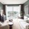 living room with large windows