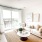 living room with large windows